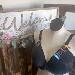 Bali bra woman’s black comfort plus soft intimate NWT Sz 40DD